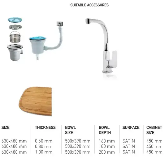 M008 Suitable Accessories