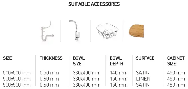 N004 Suitable Accessories
