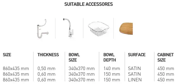N014 Suitable Accessories