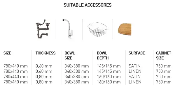 N016 Suitable Accessories