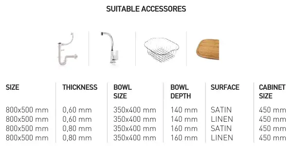 N018 Suitable Accessories