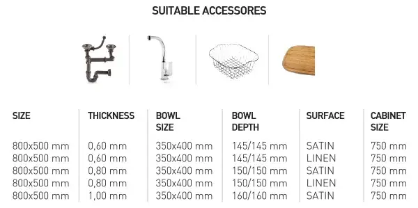 N019 Suitable Accessories