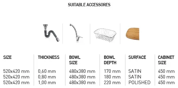 U004 Suitable Accessories