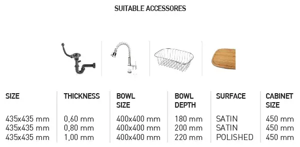 U005 Suitable Accessories