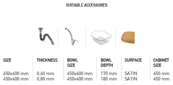 U006 Suitable Accessories